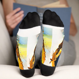 Tennissocken mit Tennismotiv  Sokken