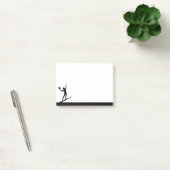 Tennisspeler Atleet Sport Silhouet Post-it® Notes (Kantoor)