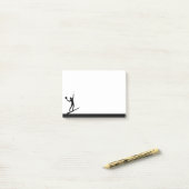 Tennisspeler Atleet Sport Silhouet Post-it® Notes (Op bureau)