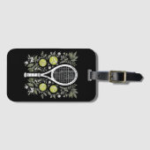 Tennisspeler Bagagelabel (Voorkant (horizontaal))