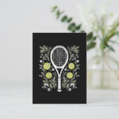 Tennisspeler Briefkaart (Staand voorkant)
