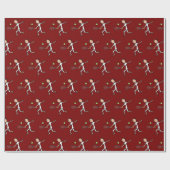 Tennisspeler Cadeaupapier (Vlak)