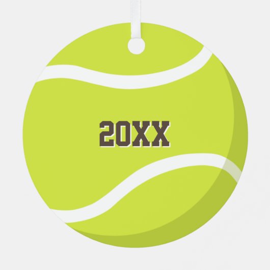tennisspeler cadeautjes jongens gepersonaliseerd metalen ornament (Achterkant)