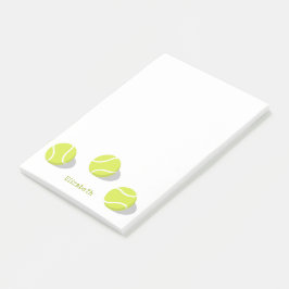 tennisspeler cadeautjes jongens gepersonaliseerd post-it® notes