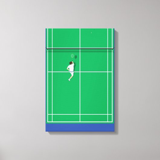 Tennisspeler Canvas Afdruk (Voorkant)