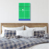 Tennisspeler Canvas Afdruk (Insitu (Slaapkamer))