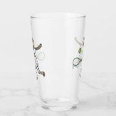 Tennisspeler Glas (Links)
