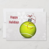 tennisspeler Holiday Greeting Kaarten (Voorkant)