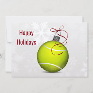 tennisspeler Holiday Greeting Kaarten