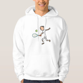 Tennisspeler Hoodie