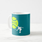 Tennisspeler Koffiemok (Voorkant links)