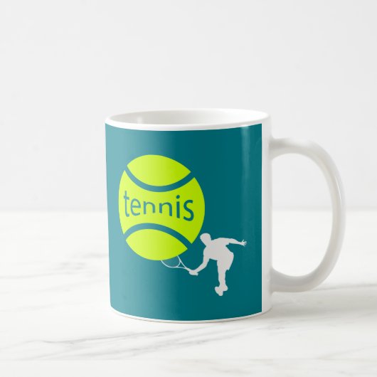 Tennisspeler Koffiemok (Rechts)