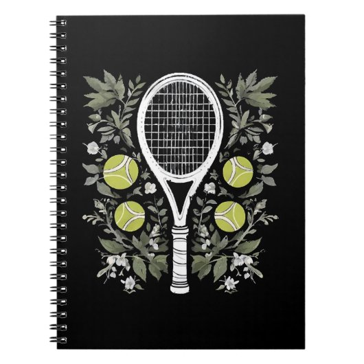 Tennisspeler Notitieboek (Voorkant)