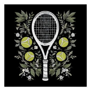 Tennisspeler Perfect Poster