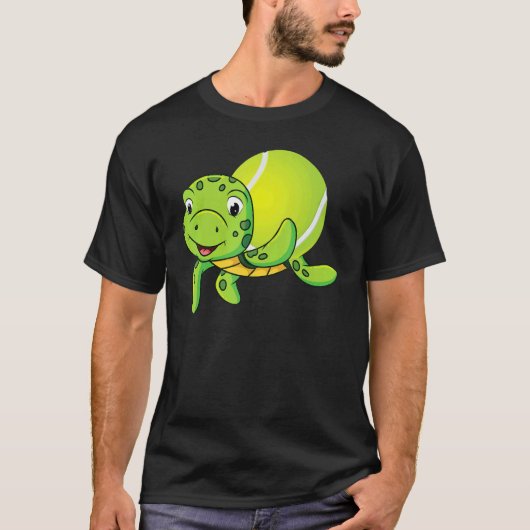 Tennisspeler Racket Kat T-shirt (Voorkant)