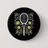 Tennisspeler Ronde Button 5,7 Cm (Voorkant)