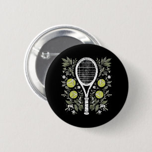 Tennisspeler Ronde Button 5,7 Cm