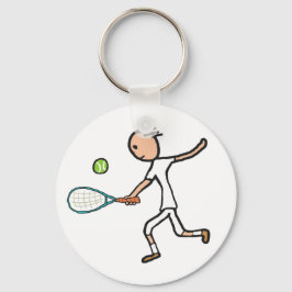 Tennisspeler Sleutelhanger