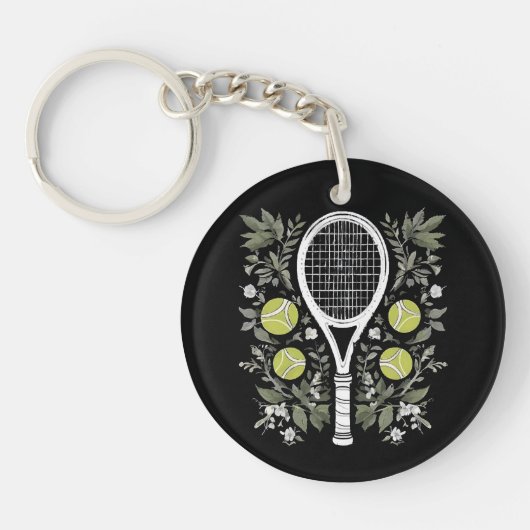 Tennisspeler Sleutelhanger (Voorkant)