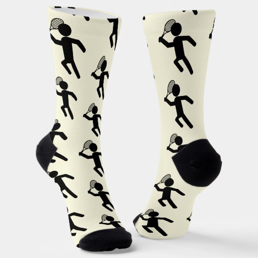 Tennisspeler Sport Sokken (Gebogen)