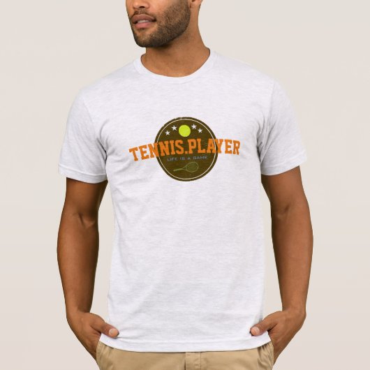 tennisspeler t-shirt (Voorkant)