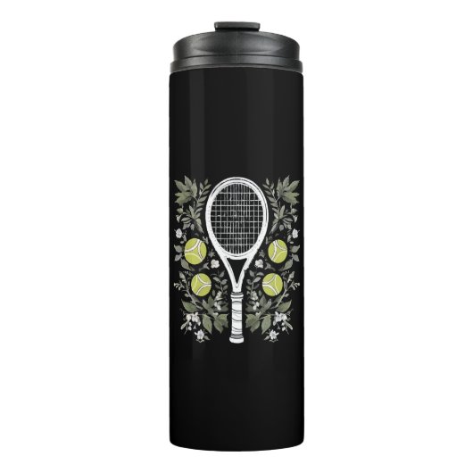 Tennisspeler Thermosbeker (Voorkant)