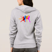 tennissport | Hoodie met volledige rits voor dames (Achterkant)