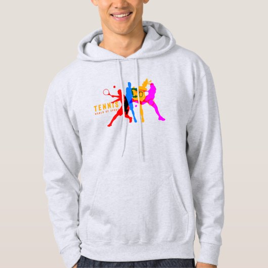 tennissport | MANNEN Hoodie (Voorkant)