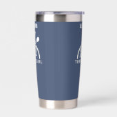 Tennisster Meisje, Tennis Meisje Verjaardag Insula Geïsoleerde Drinkbeker (Links)