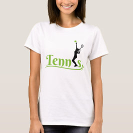 Tennisster Meisje, Tennis Meisje Verjaardag T-shirt