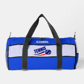 Tennisster Meisje, Verjaardag, Frankrijk Vlag Plunjezak (Achterkant)