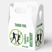 Tennisster Meisje, Verjaardag Meisje Favoriete Box Bedankdoosjes (Geopend)