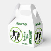 Tennisster Meisje, Verjaardag Meisje Favoriete Box Bedankdoosjes (Voorkant Zijde)