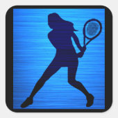 Tennisstickers Vierkante Sticker (Voorkant)