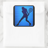 Tennisstickers Vierkante Sticker (Tas)