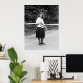 Tennisstijl 1920s poster (Thuiskantoor)