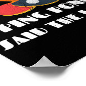 Tennisteam van de lijst Het is slechts pingpong ze Poster (Hoek)