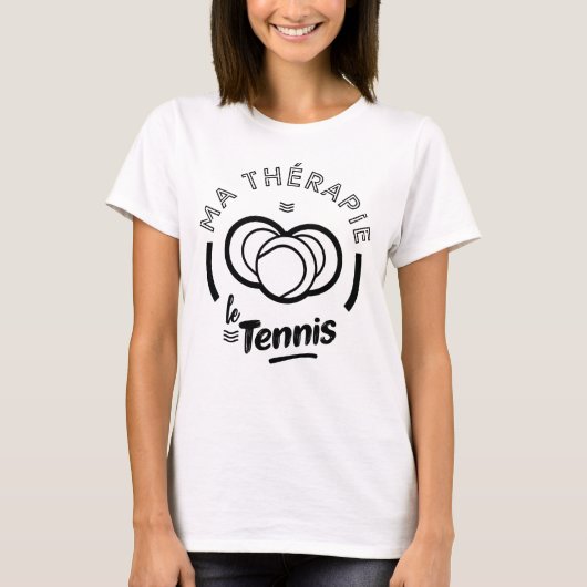 Tennistherapie T-shirt (Voorkant)