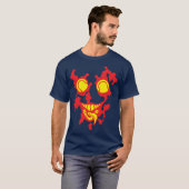 Tennistoernooi T-shirt (Voorkant volledig)