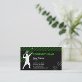 tennistoppen visitekaartje (Staand voorkant)