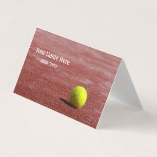 Tennistrainer Visitekaartje