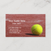 Tennistrainer Visitekaartje (Achterkant)
