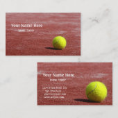 Tennistrainer Visitekaartje (Voorkant / Achterkant)