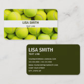 tennistrainer visitekaartje (Voorkant / Achterkant)