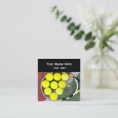 Tennistrainer visitekaartje (Staand voorkant)