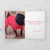 tennisvalentijn feestdagen kaart (Binnen)