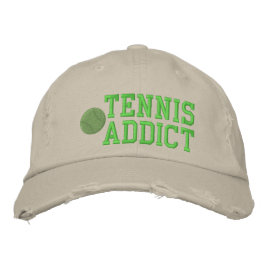Tennisverslaafde geborduurd Pet