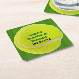 Tennisviering Heb een Bal Kartonnen Onderzetters