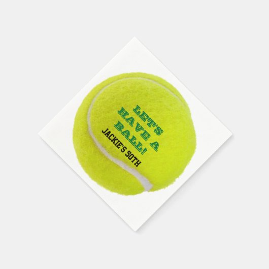 Tennisviering Heb een Bal Servet (Hoek)