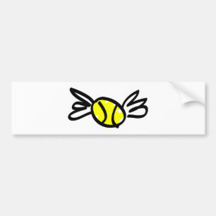 tennisvleugels bumpersticker